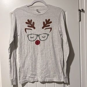 Reindeer long sleeve T